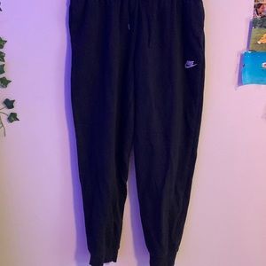 Nike womens black sweatpants